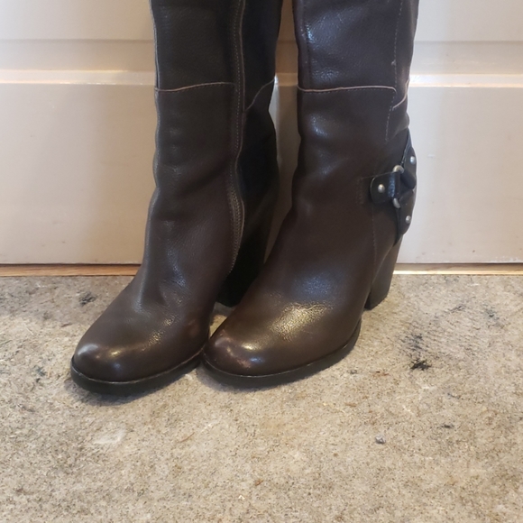 Kork-ease Olson chunky heel leather boots sz. 6.5 - Picture 2 of 8